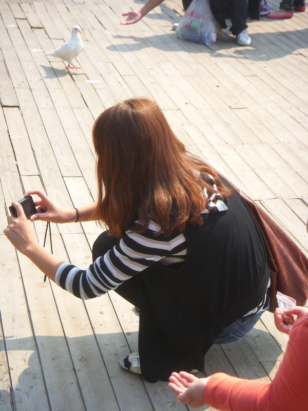 [户外街拍] 2013.08.06 公园中偶遇相当养眼的的黑丝美女