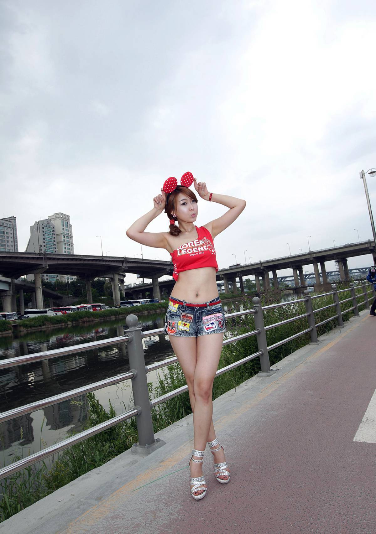 韩国美腿机车宝贝