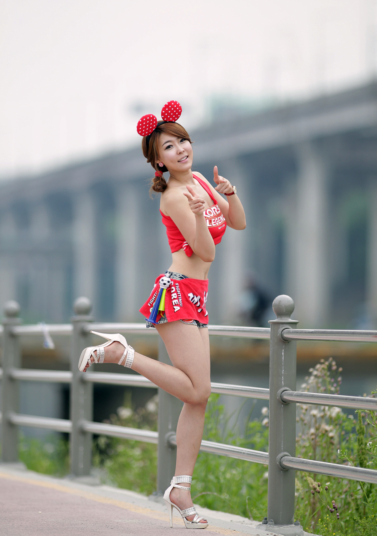 韩国美腿机车宝贝