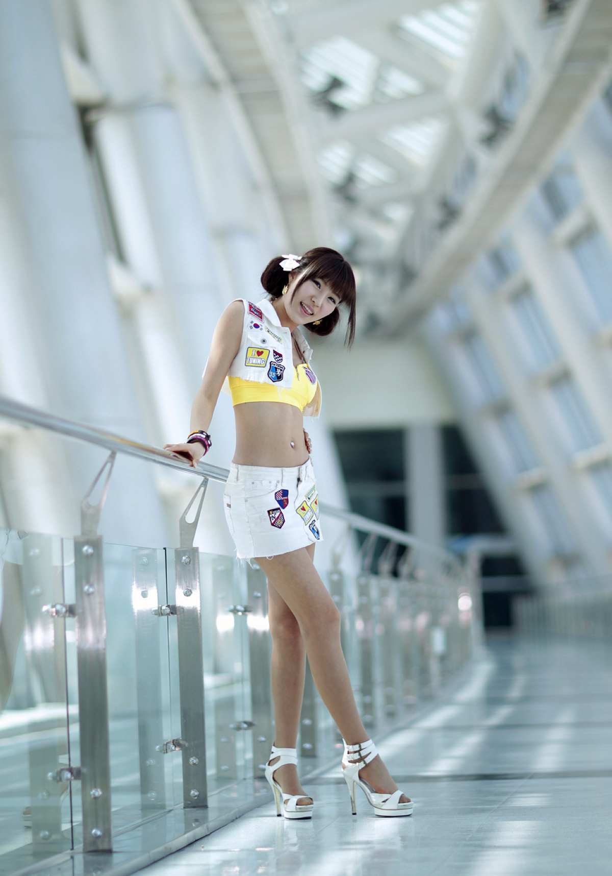 韩国美腿机车宝贝