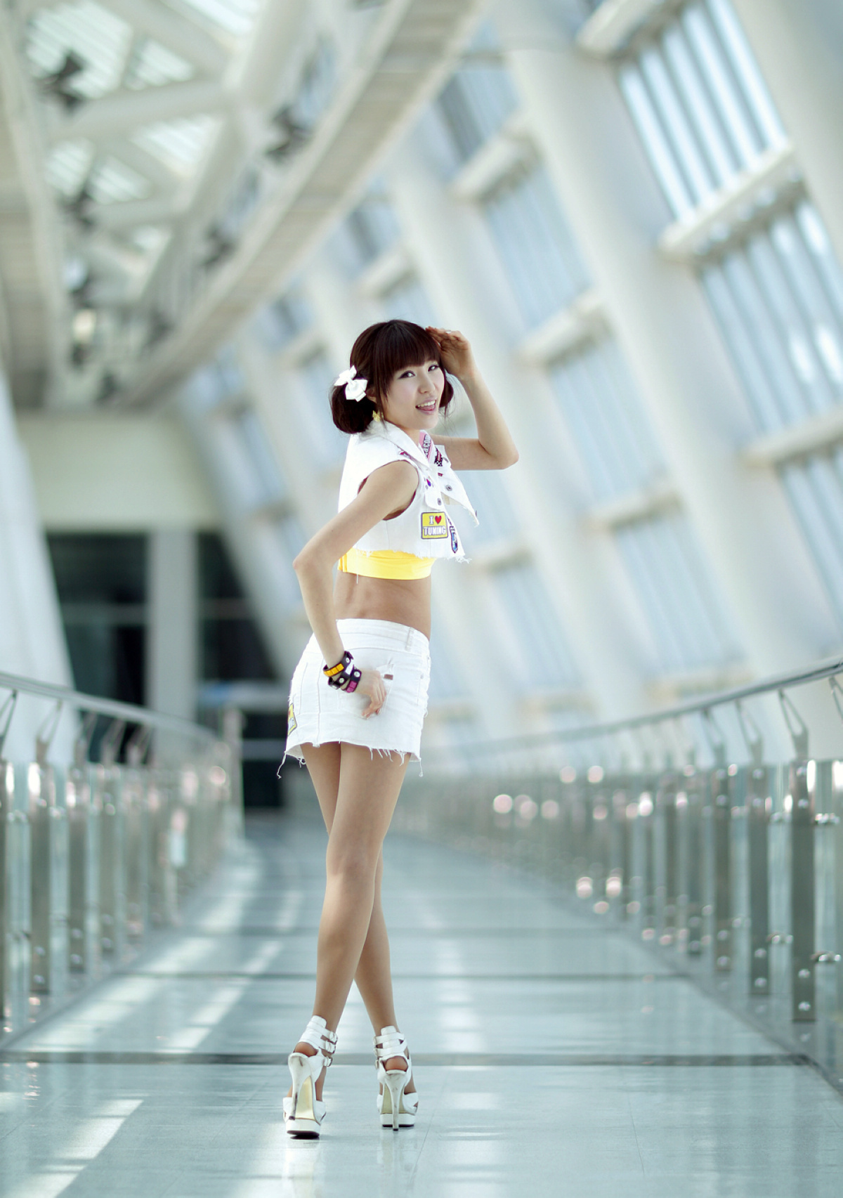 韩国美腿机车宝贝