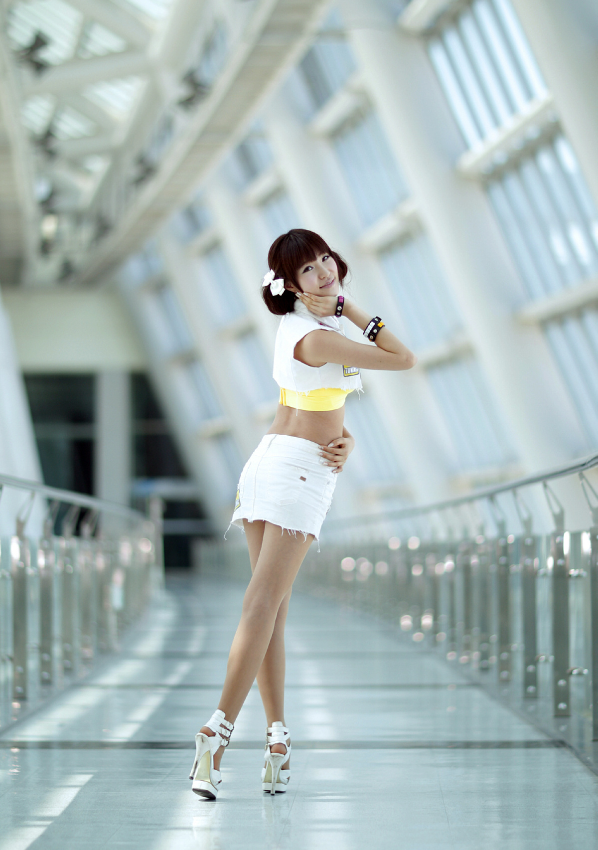 韩国美腿机车宝贝