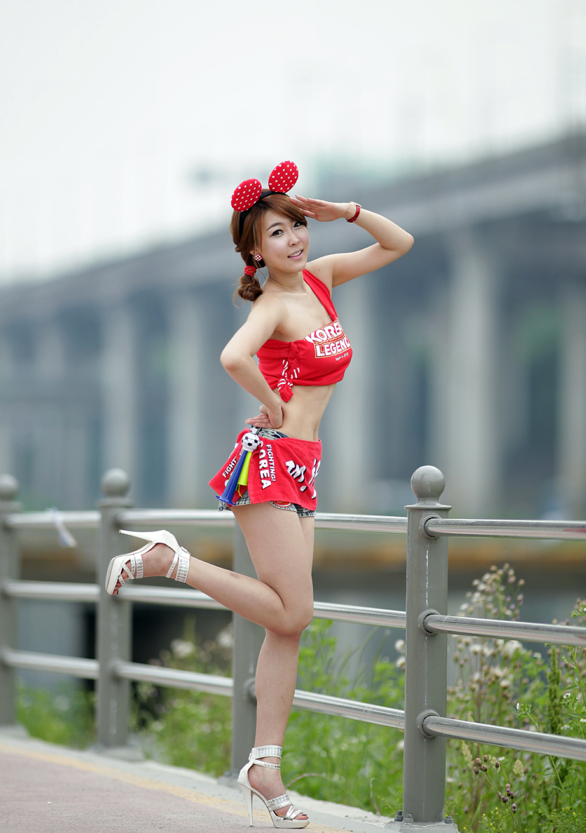 韩国美腿机车宝贝