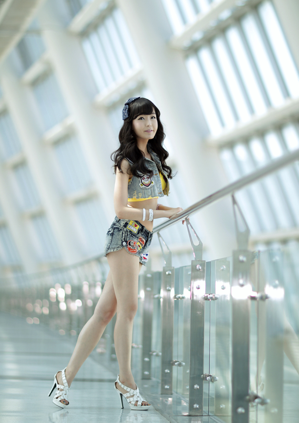 韩国美腿机车宝贝