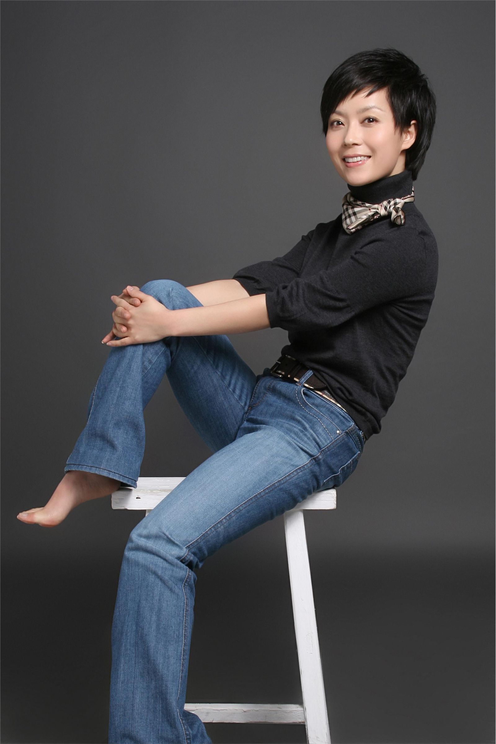 庞晓戈美丽主持高清写真