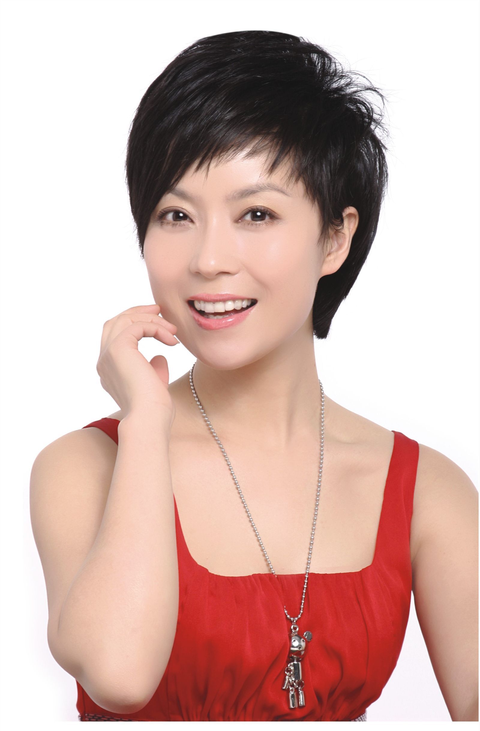 庞晓戈美丽主持高清写真