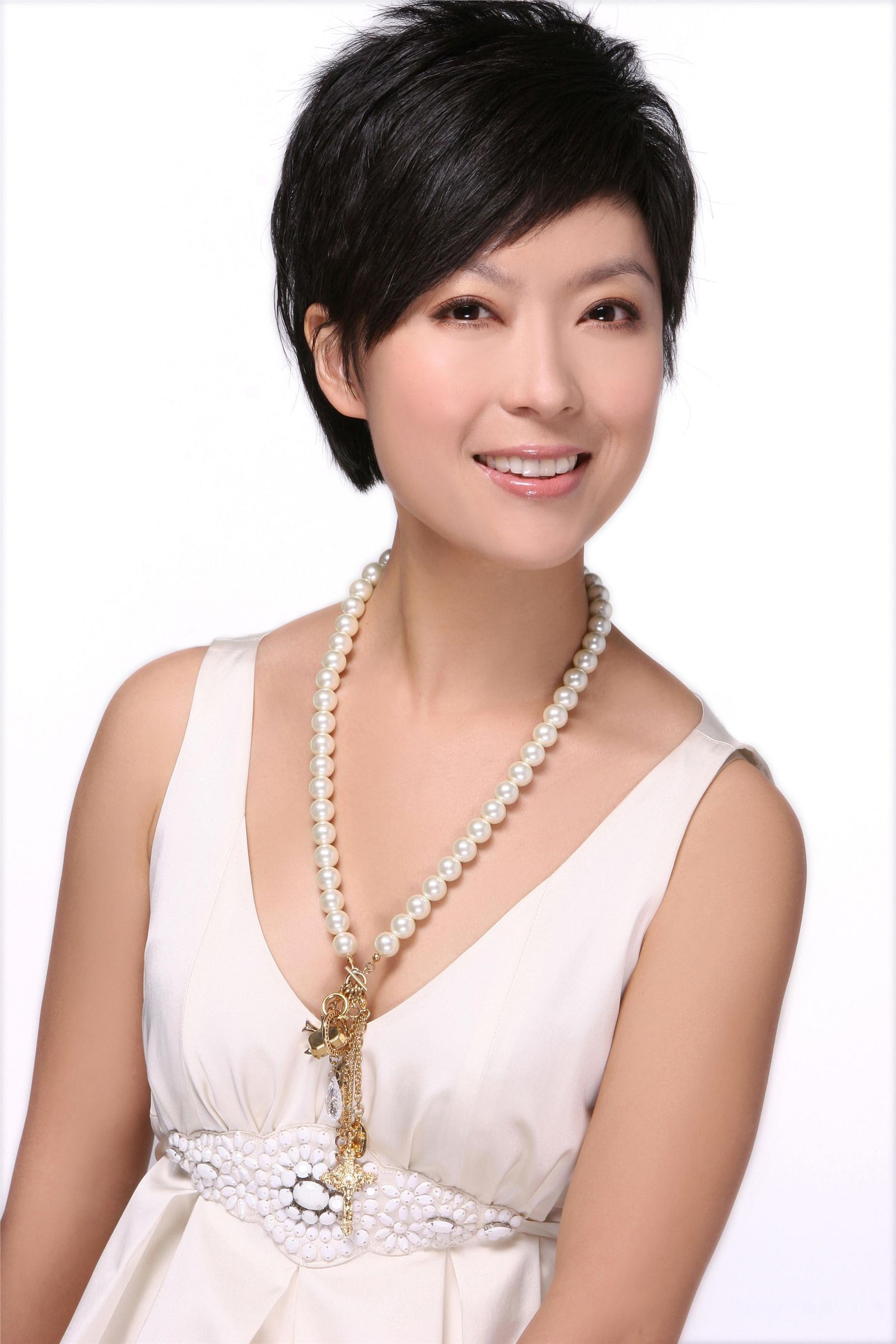 庞晓戈美丽主持高清写真