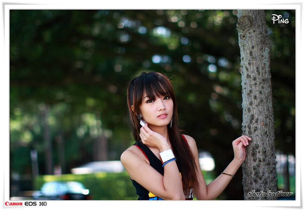 台湾妹子 小品-清華大學外拍