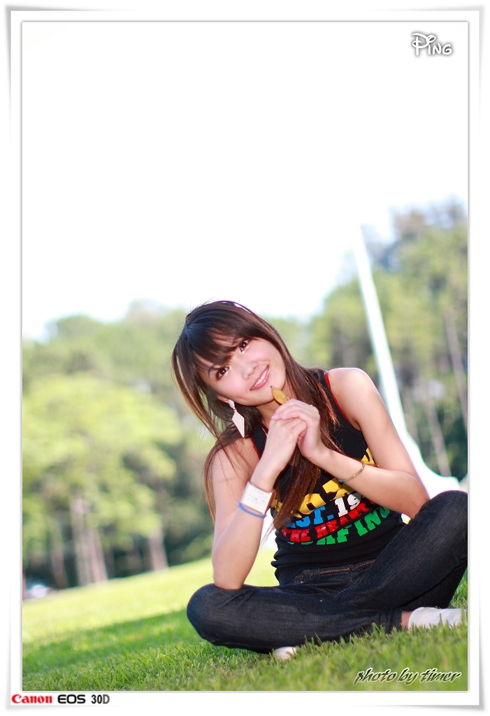 台湾妹子 小品-清華大學外拍