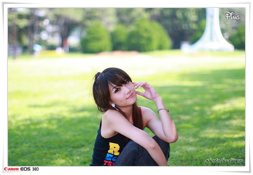 台湾妹子 小品-清華大學外拍