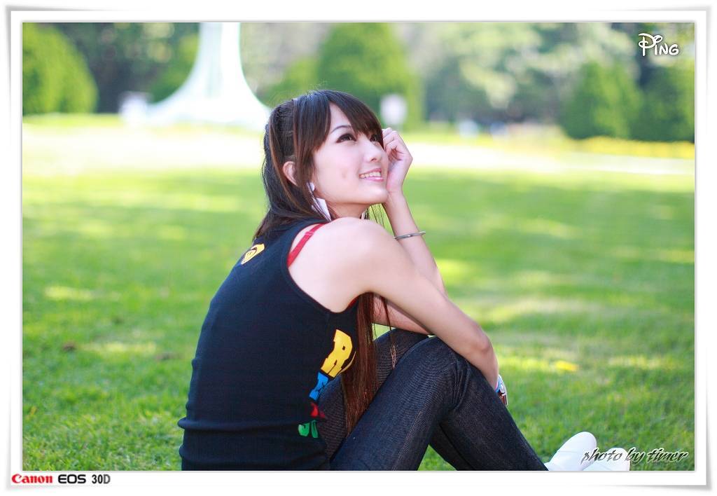 台湾妹子 小品-清華大學外拍