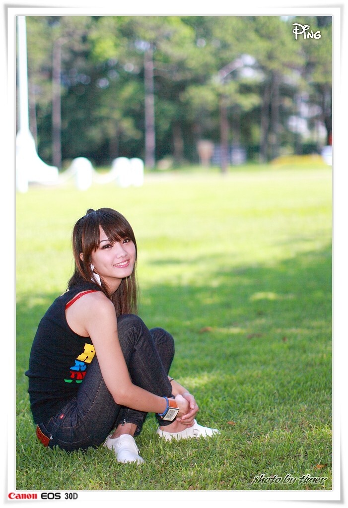 台湾妹子 小品-清華大學外拍