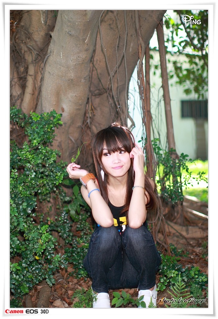 台湾妹子 小品-清華大學外拍