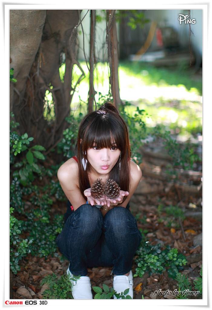 台湾妹子 小品-清華大學外拍