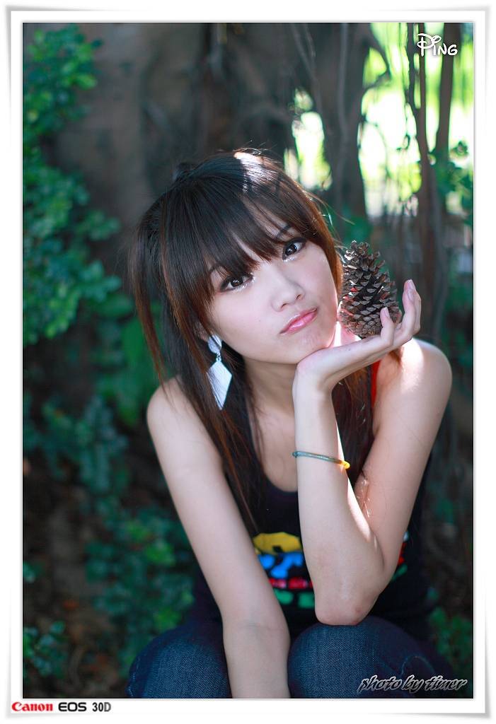 台湾妹子 小品-清華大學外拍