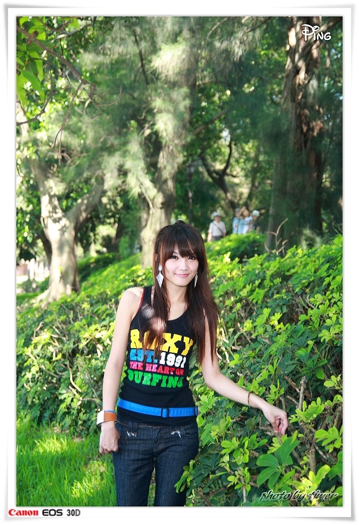 台湾妹子 小品-清華大學外拍