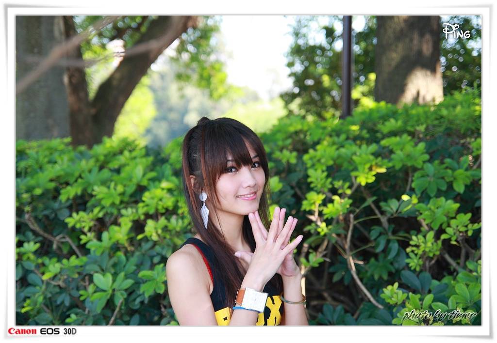 台湾妹子 小品-清華大學外拍