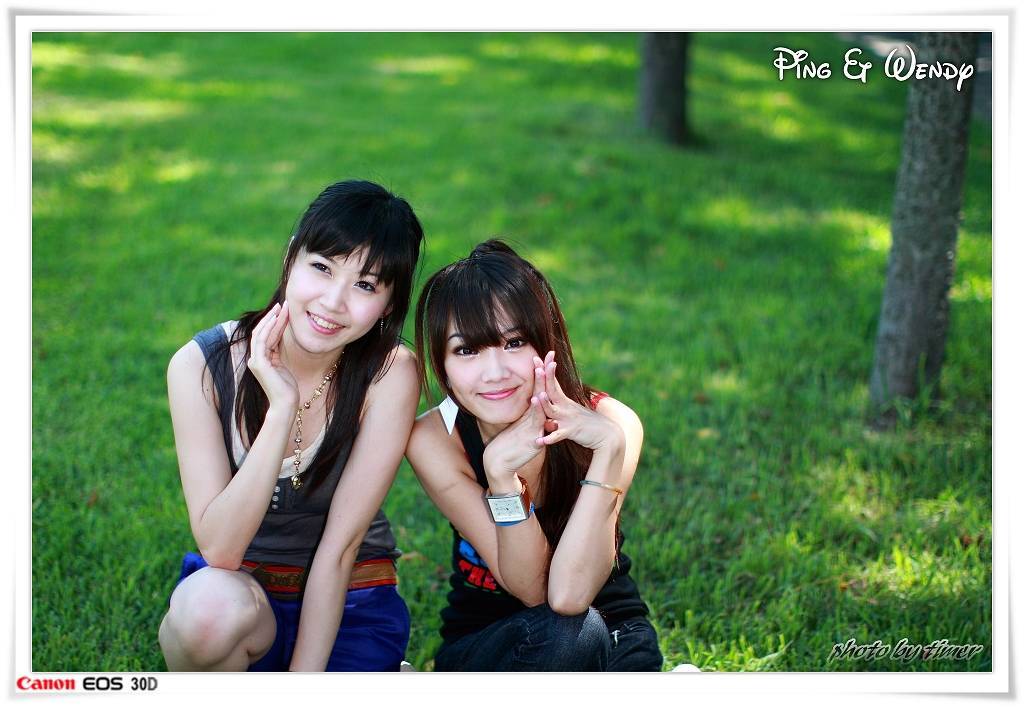 台湾妹子 小品-清華大學外拍