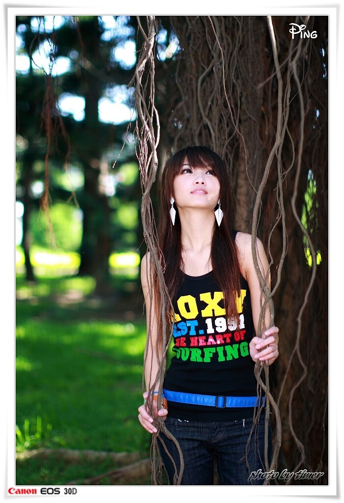 台湾妹子 小品-清華大學外拍