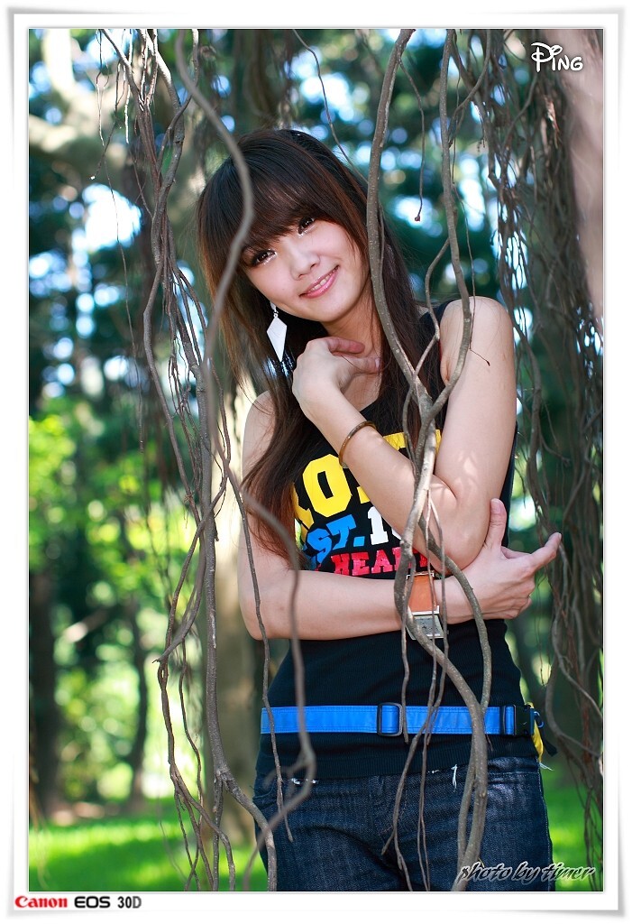 台湾妹子 小品-清華大學外拍