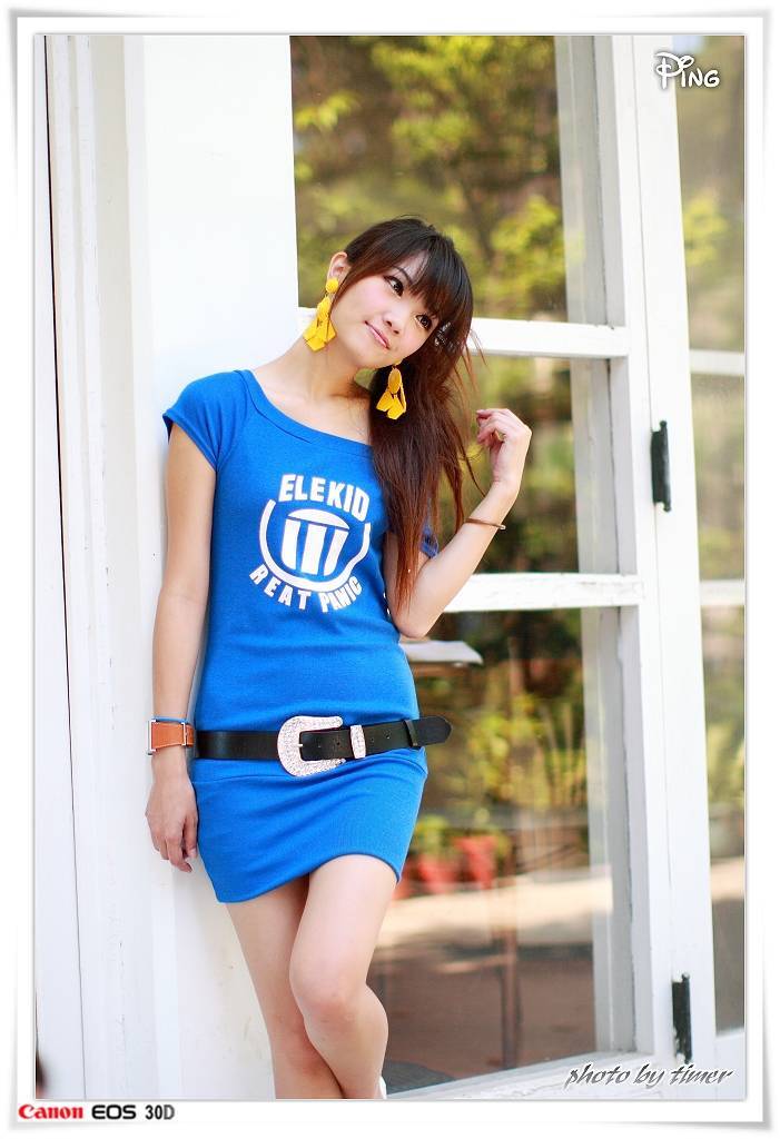 台湾妹子 小品-清華大學外拍