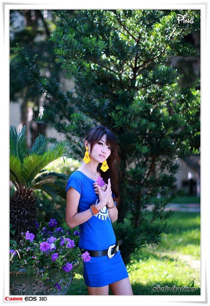 台湾妹子 小品-清華大學外拍