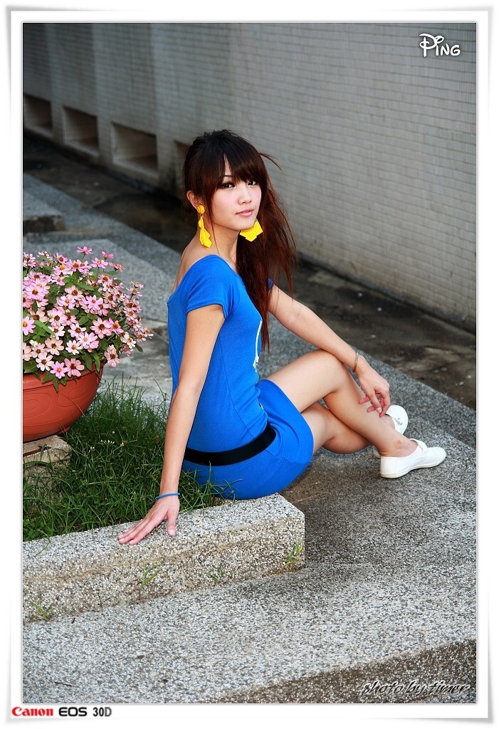 台湾妹子 小品-清華大學外拍