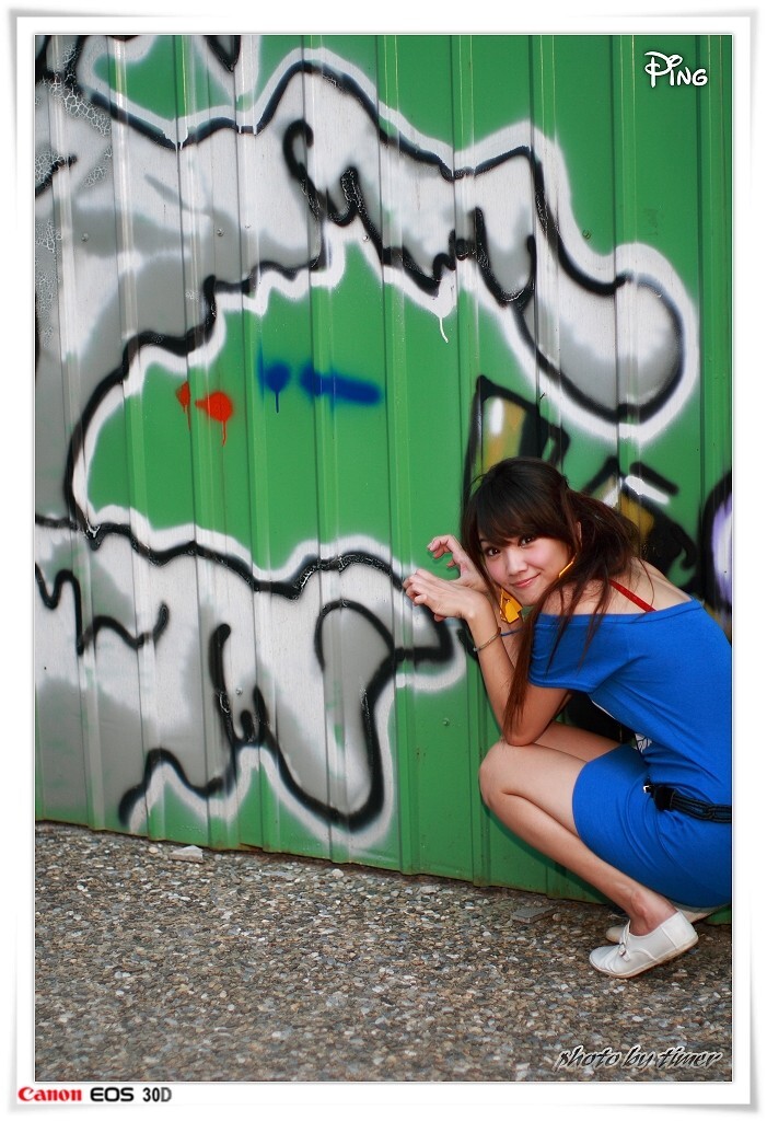 台湾妹子 小品-清華大學外拍