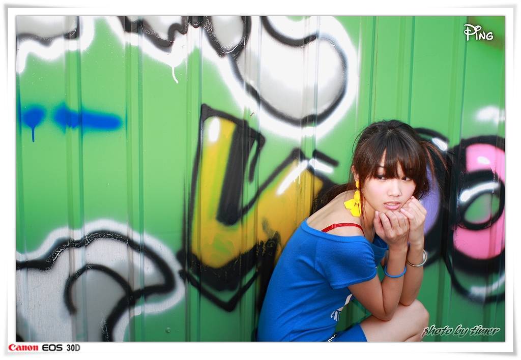 台湾妹子 小品-清華大學外拍