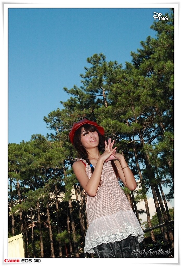 台湾妹子 小品-清華大學外拍