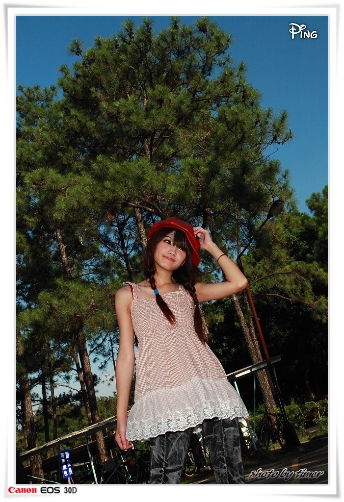 台湾妹子 小品-清華大學外拍