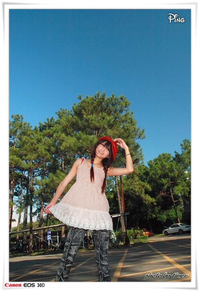 台湾妹子 小品-清華大學外拍