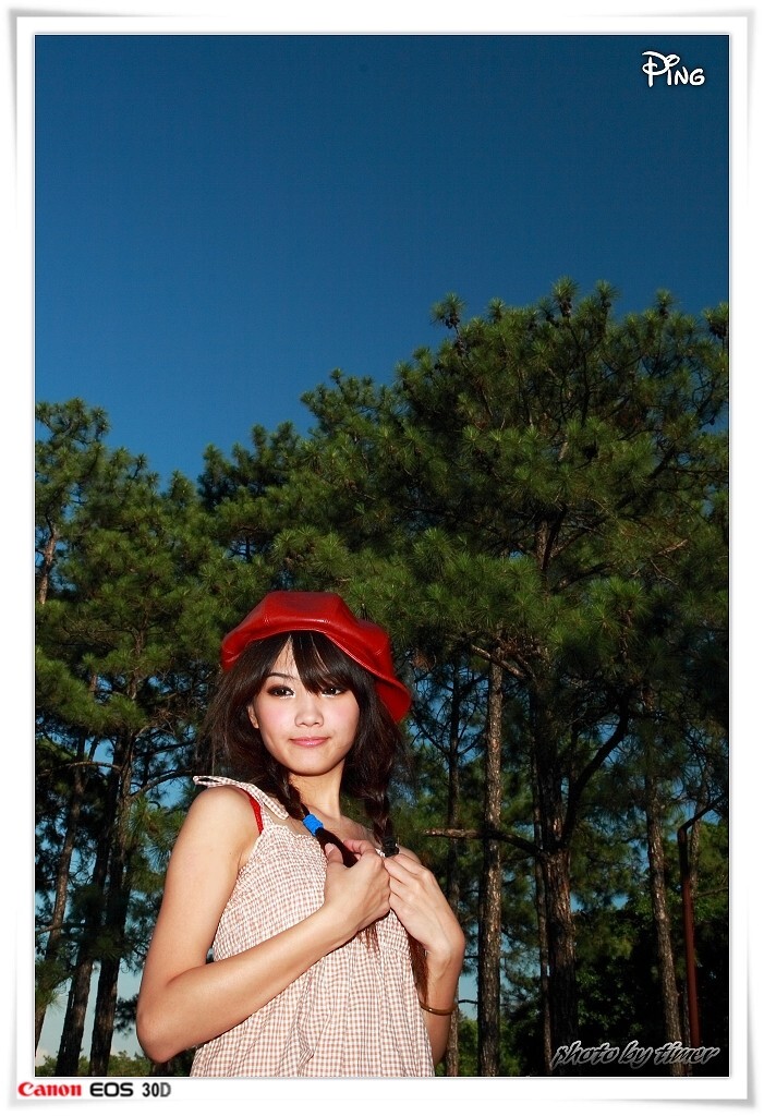 台湾妹子 小品-清華大學外拍