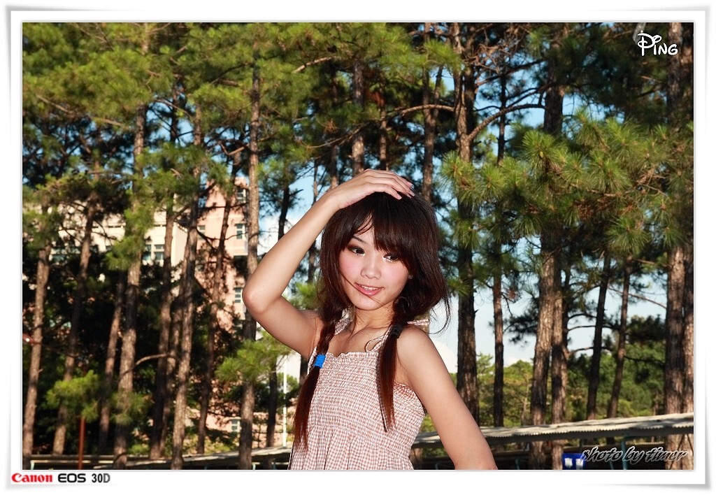 台湾妹子 小品-清華大學外拍