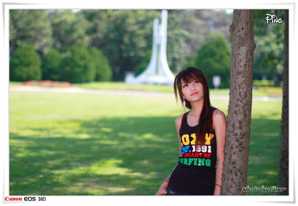 台湾妹子 小品-清華大學外拍