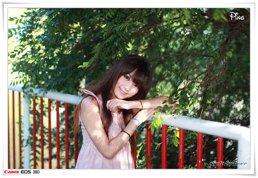 台湾妹子 小品-清華大學外拍