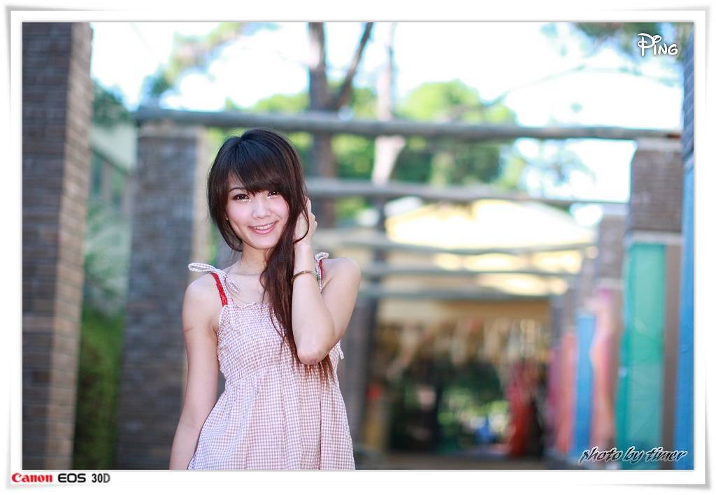 台湾妹子 小品-清華大學外拍