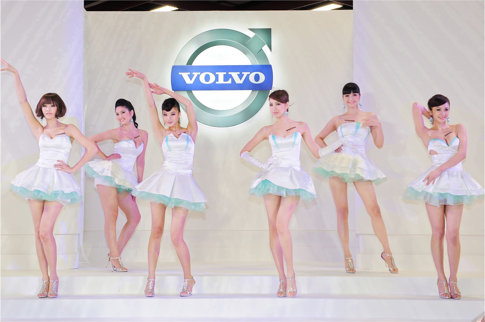 volvo 新车大展volvo美女