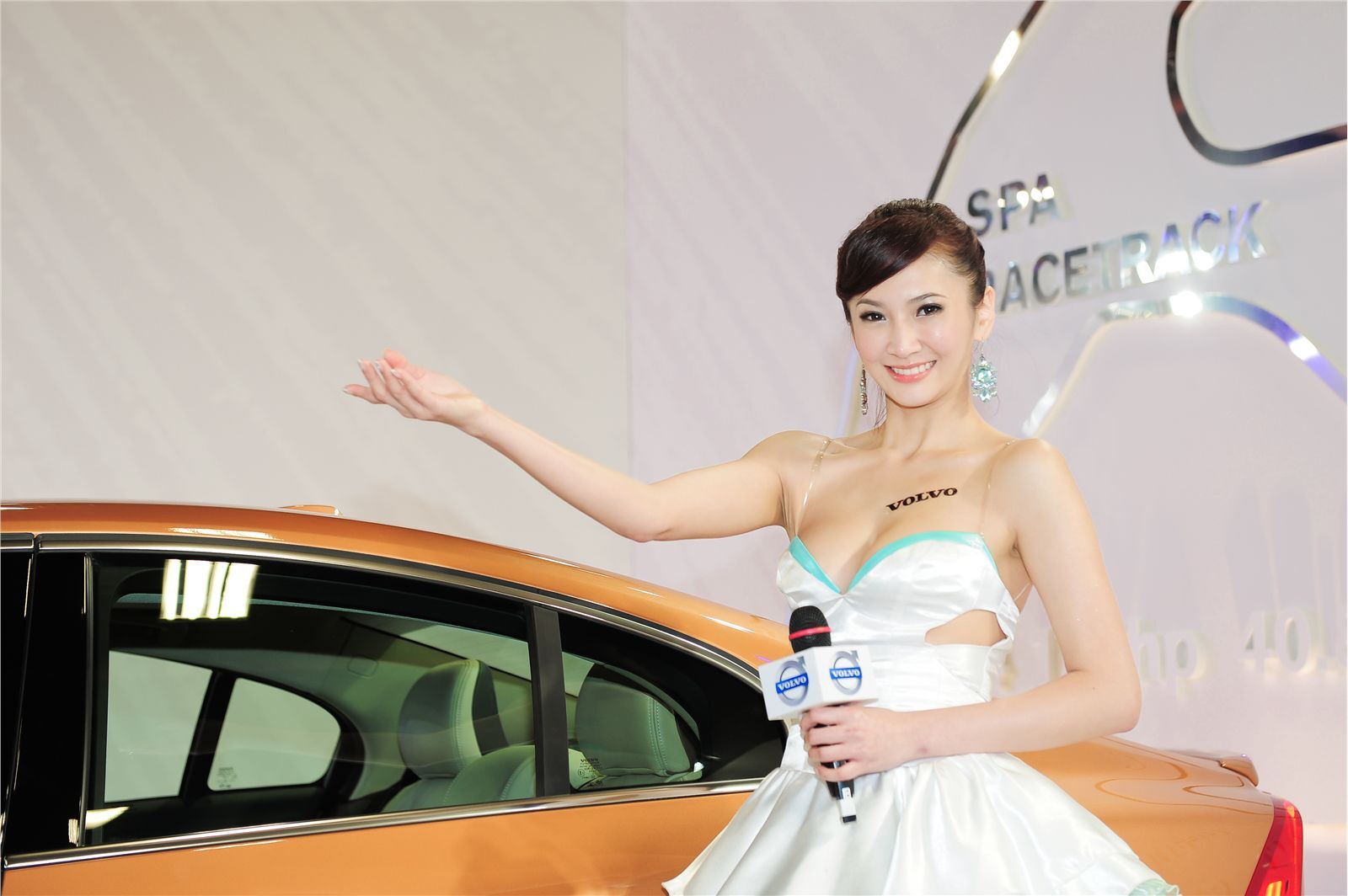 volvo 新车大展volvo美女