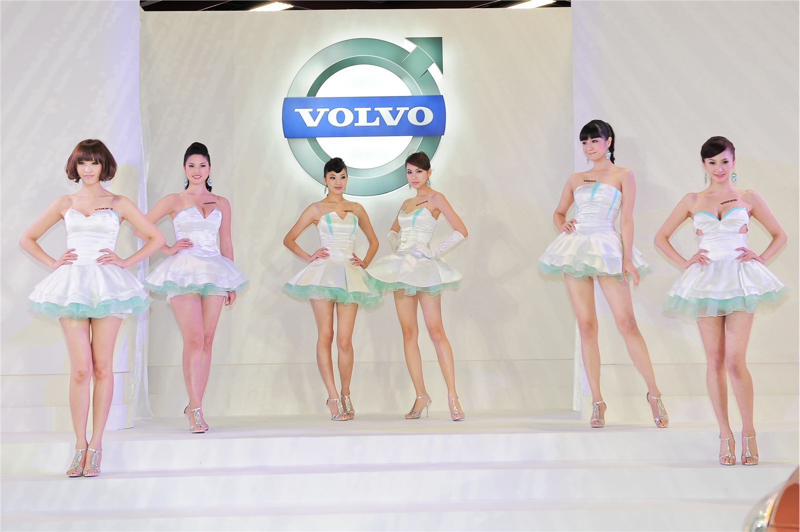volvo 新车大展volvo美女