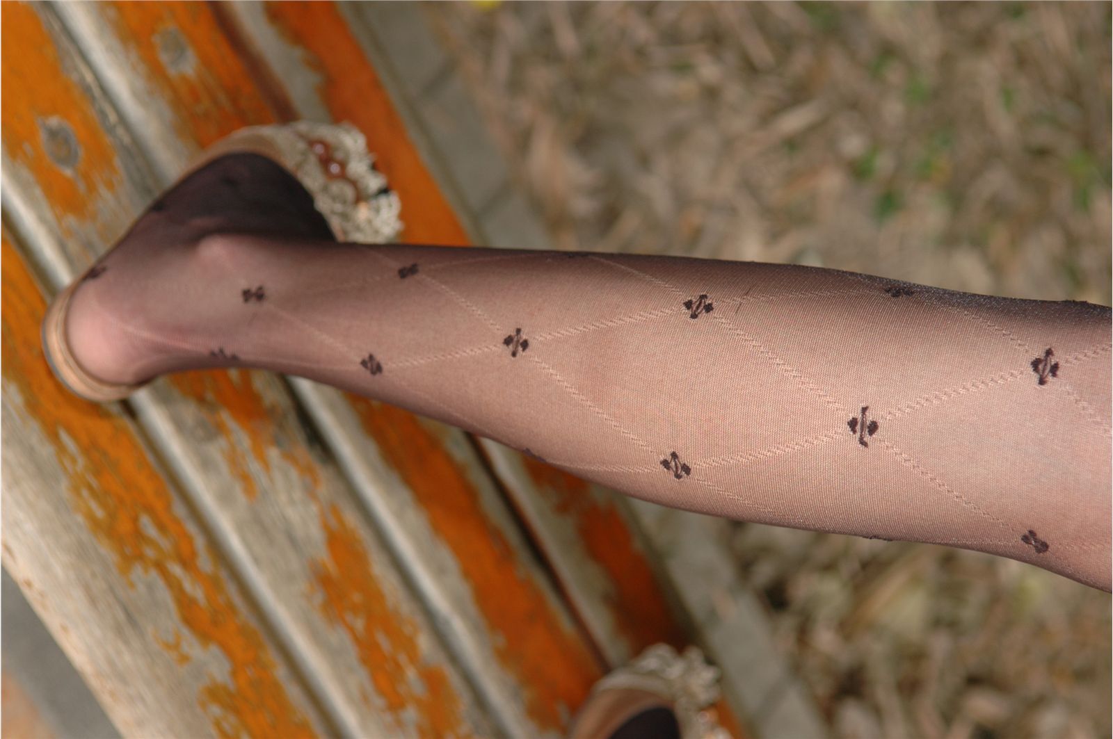 wenwen 性感丝袜美女户外写真