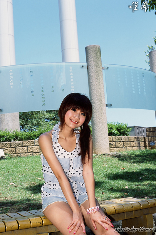 台湾妹子 寵兒-中華大學外拍