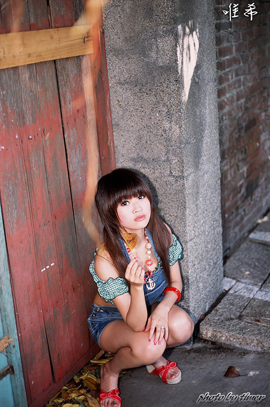 台湾妹子 寵兒-中華大學外拍