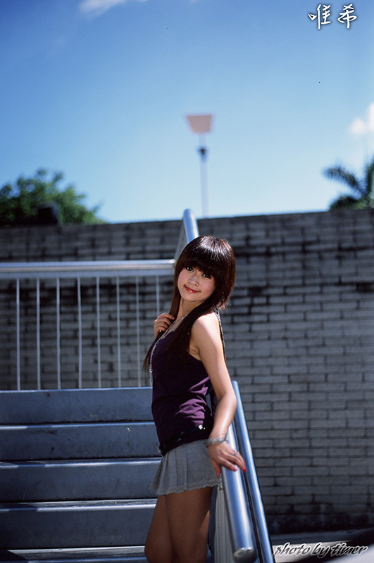 台湾妹子 寵兒-中華大學外拍