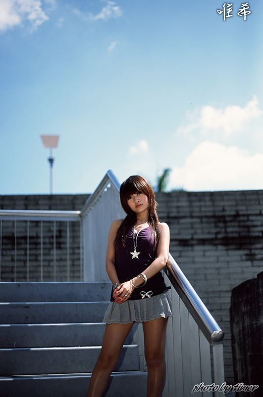 台湾妹子 寵兒-中華大學外拍