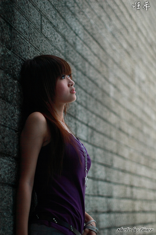 台湾妹子 寵兒-中華大學外拍