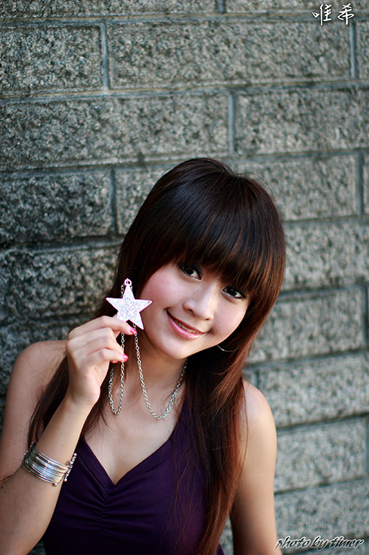 台湾妹子 寵兒-中華大學外拍