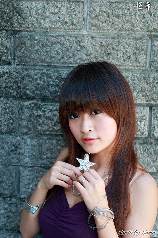 台湾妹子 寵兒-中華大學外拍