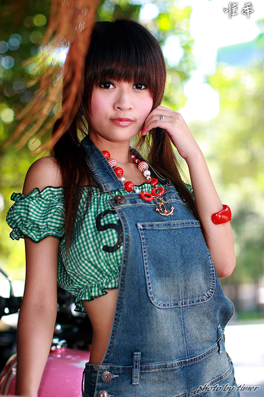 台湾妹子 寵兒-中華大學外拍