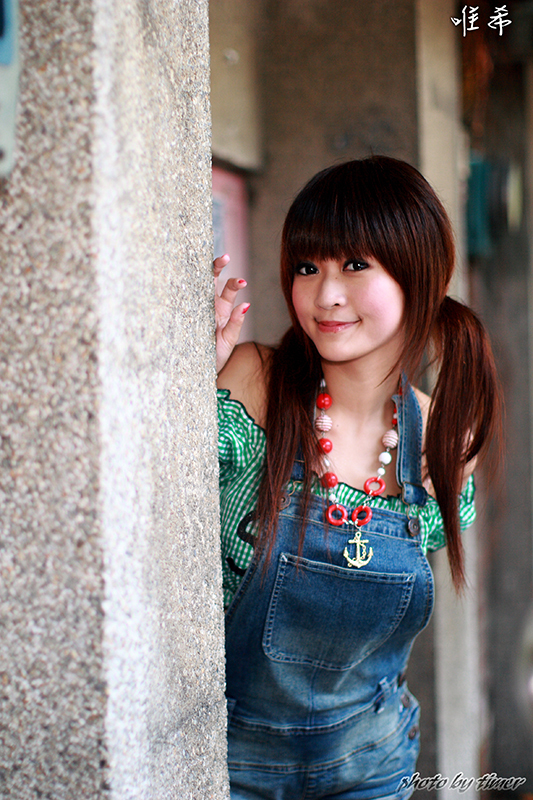 台湾妹子 寵兒-中華大學外拍